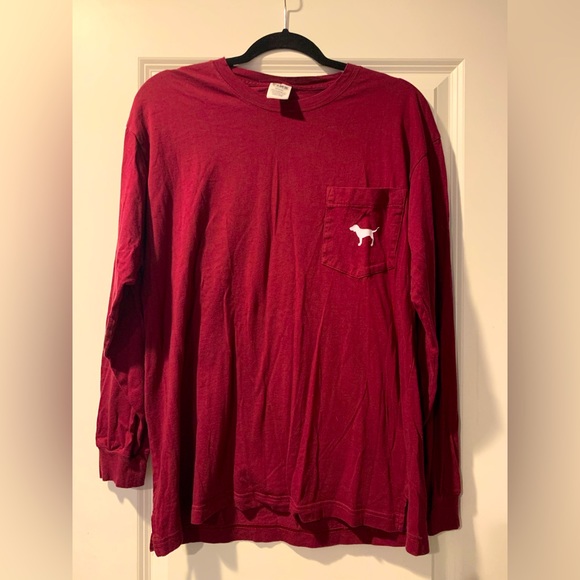 Victorias Secret PINK Long Sleeve Crewneck Top - Picture 1 of 4